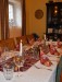 stůl slavnostní vánoční