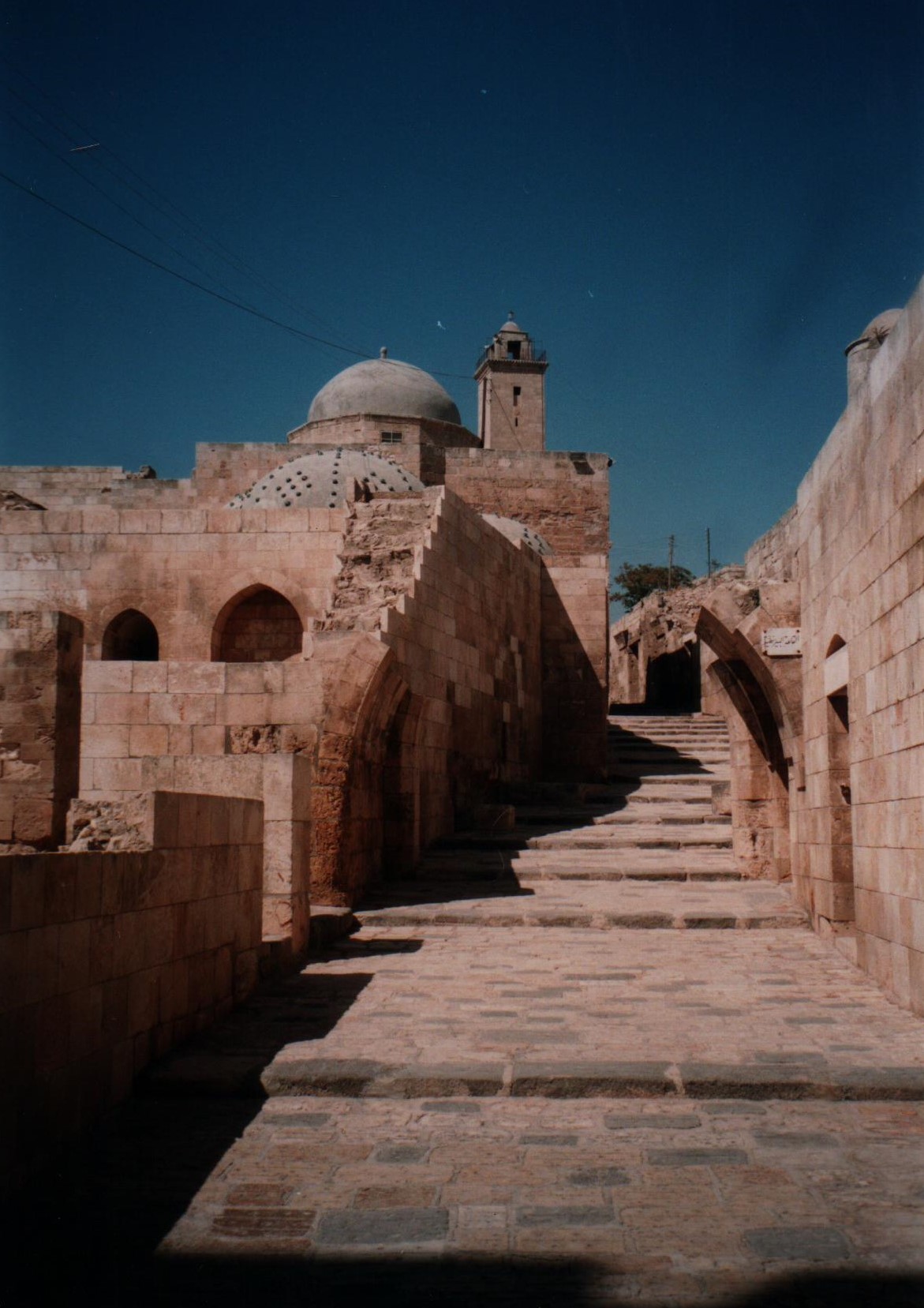 Aleppo citadela schody