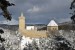  Zima 2017 výhled na zasněžený hrad Kokořína